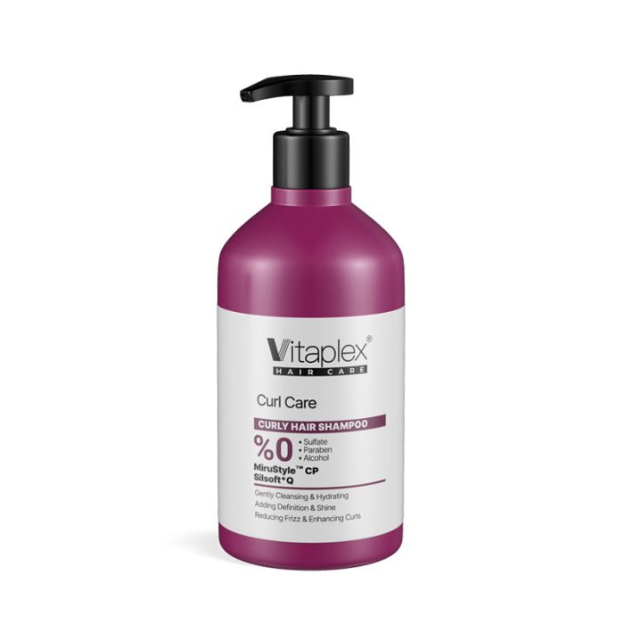 vitaplex-curly-hair-shampoo-sulfate-free شامپو موهای فر ویتاپلکس (فاقد سولفات)