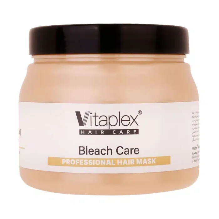 vitaplex-repairing-mask-for-bleached-and-damaged-hair-sulfate-free ماسک ترمیم کننده موهای دکلره شده و آیب دیده ویتاپلکس (فاقد سولفات)