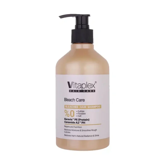 vitaplex-shampoo-for-bleached-and-damaged-hair-sulfate-free شامپو موهای دکلره شده و آسیب دیده ویتاپلکس (فاقد سولفات)
