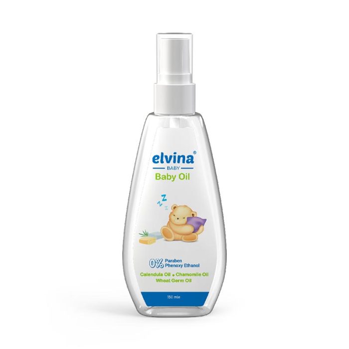 elvina-baby-oil روغن بدن کودک الوینا