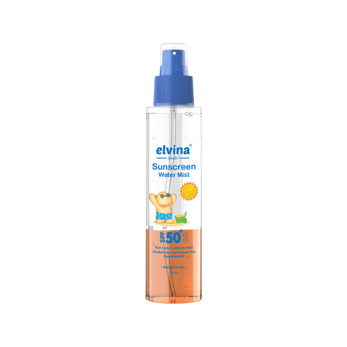 elvina-baby-sunscreen-spray اسپری ضد آفتاب کودک الوینا