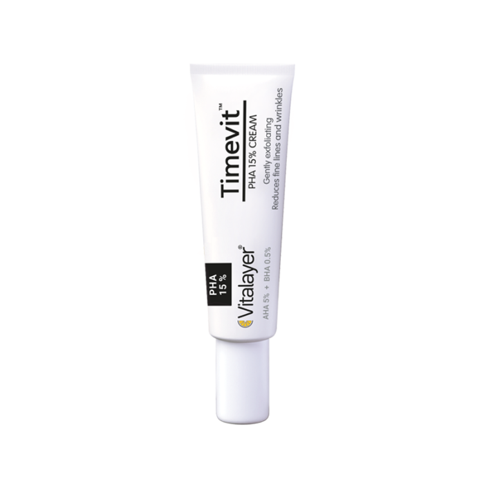 vitalayer-time-vit-pha-15-exfoliating-cream کرم لایه بردار PHA15% تایم ویت ویتالیر