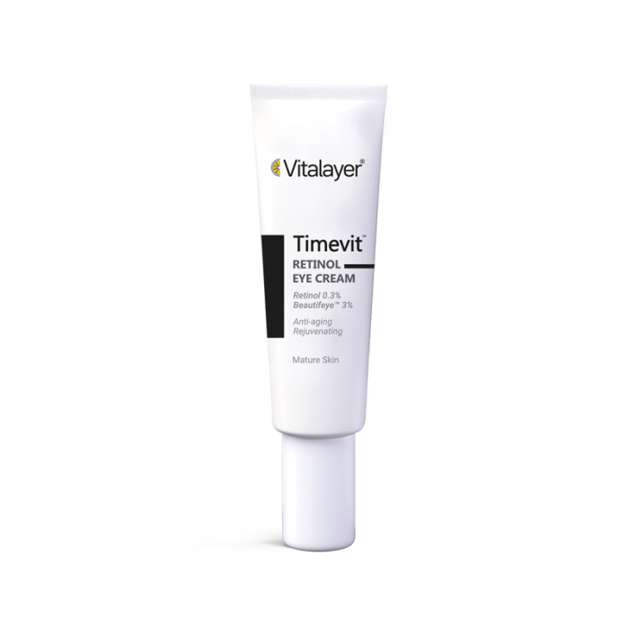 vitalayer-time-vit-rejuvenating-eye-cream کرم دور چشم جوانساز تایم ویت ویتالیر