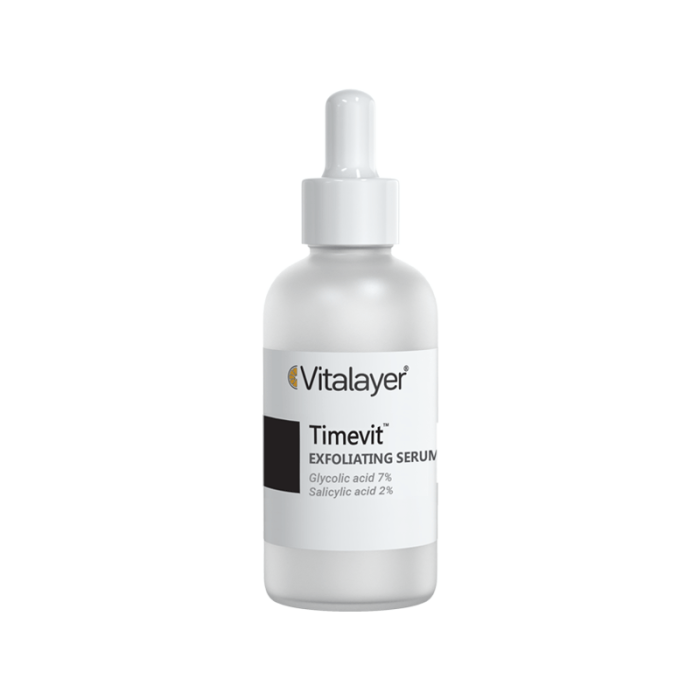 vitalayer-timevit-glycolic-acid-exfoliating-serum سرم لایه بردار گلیکولیک اسید تایم ویت ویتالیر